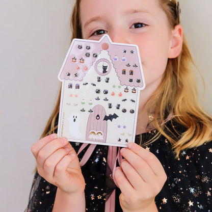 Mimi &amp; Lula Haunted House 30 Pairs of Earring Stickers