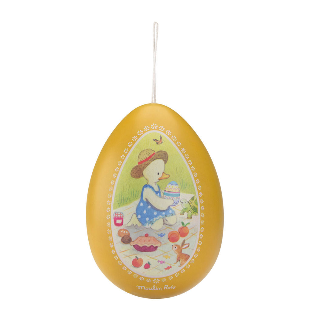 Moulin Roty Large Metal Easter Egg, La grande famille