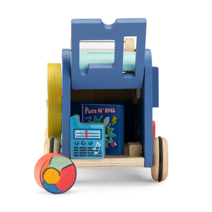 Moulin Roty Activity Toy, Multicar - Puce &amp; Pilou