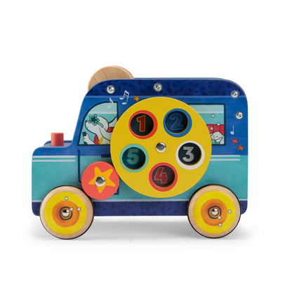 Moulin Roty Activity Toy, Multicar - Puce &amp; Pilou