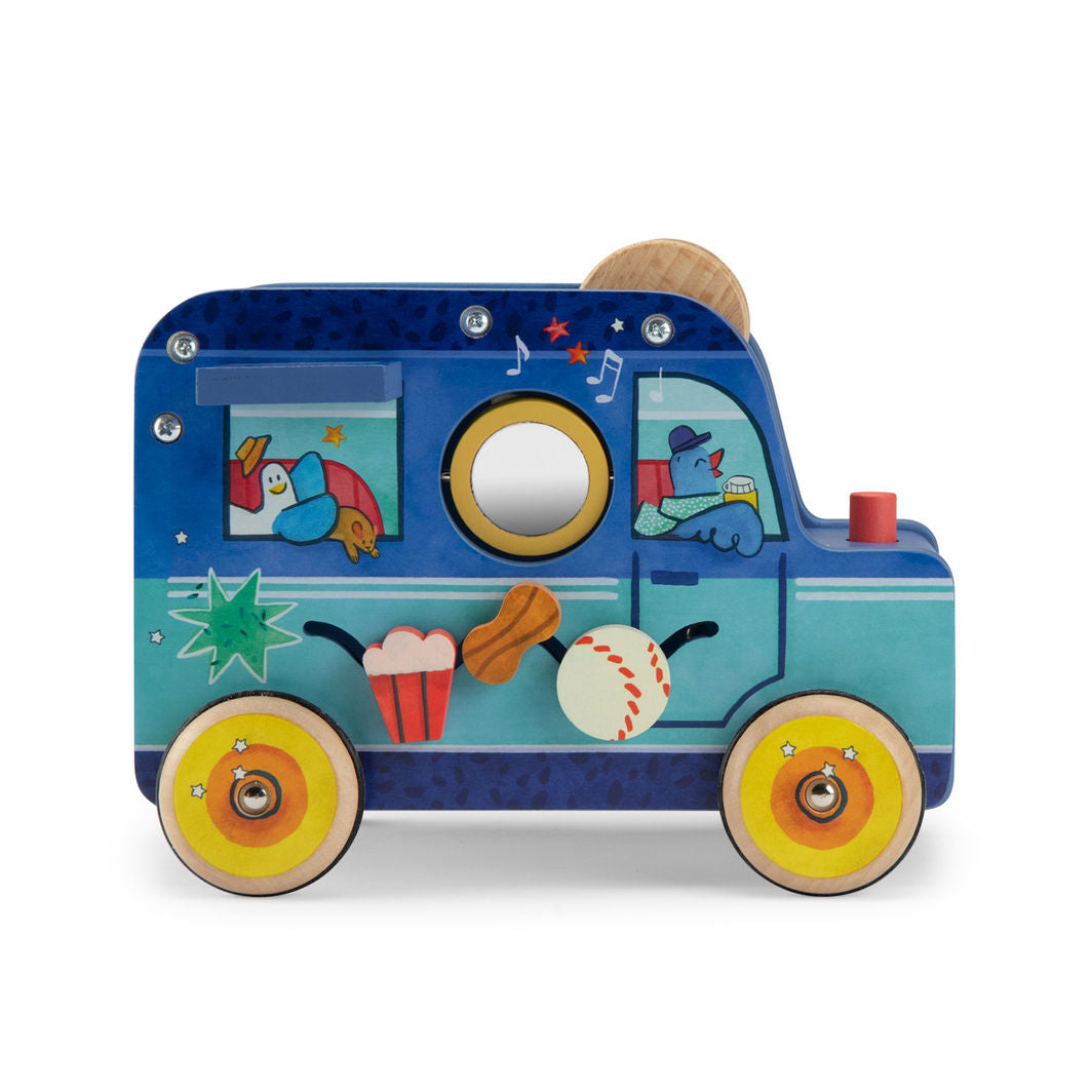 Moulin Roty Activity Toy, Multicar - Puce &amp; Pilou