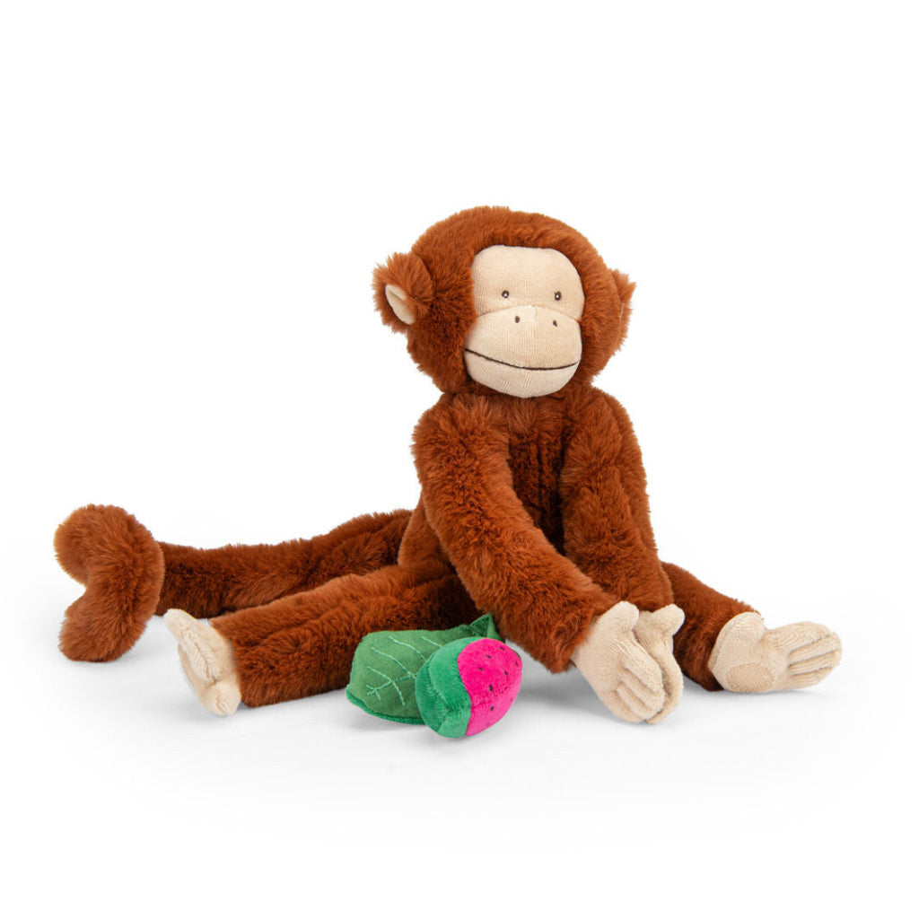 Moulin Roty aktititetstøjdyr, Aben Mochica 38 cm - La forêt Mawa