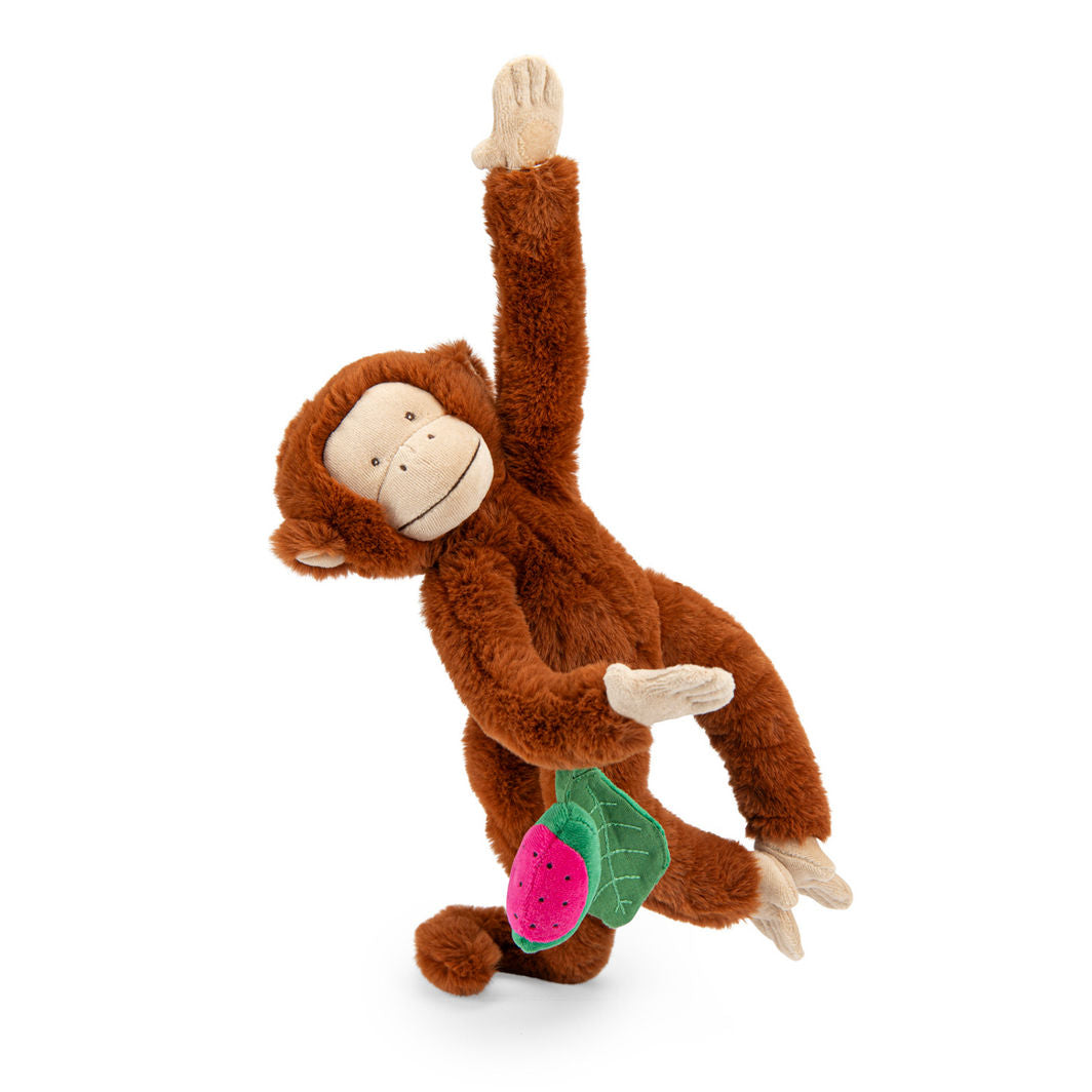 Moulin Roty aktititetstøjdyr, Aben Mochica 38 cm - La forêt Mawa