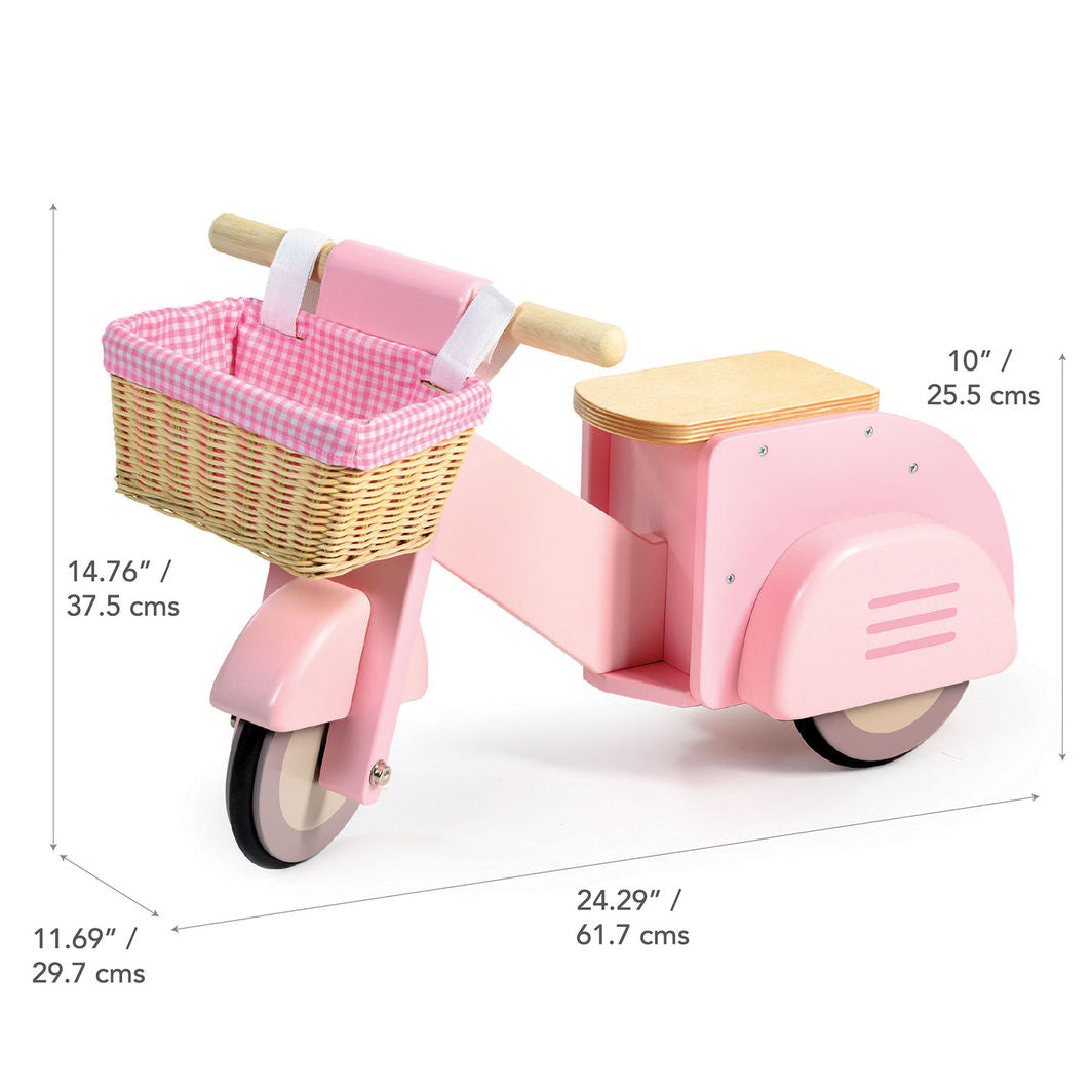 Tender Leaf Ride-On, Pink Scooter