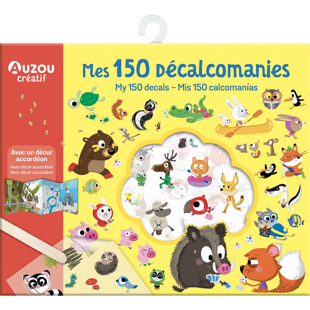 Auzou Activity Kit, 150 Transfer Stickers