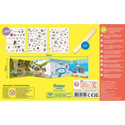Auzou Activity Kit, 150 Transfer Stickers