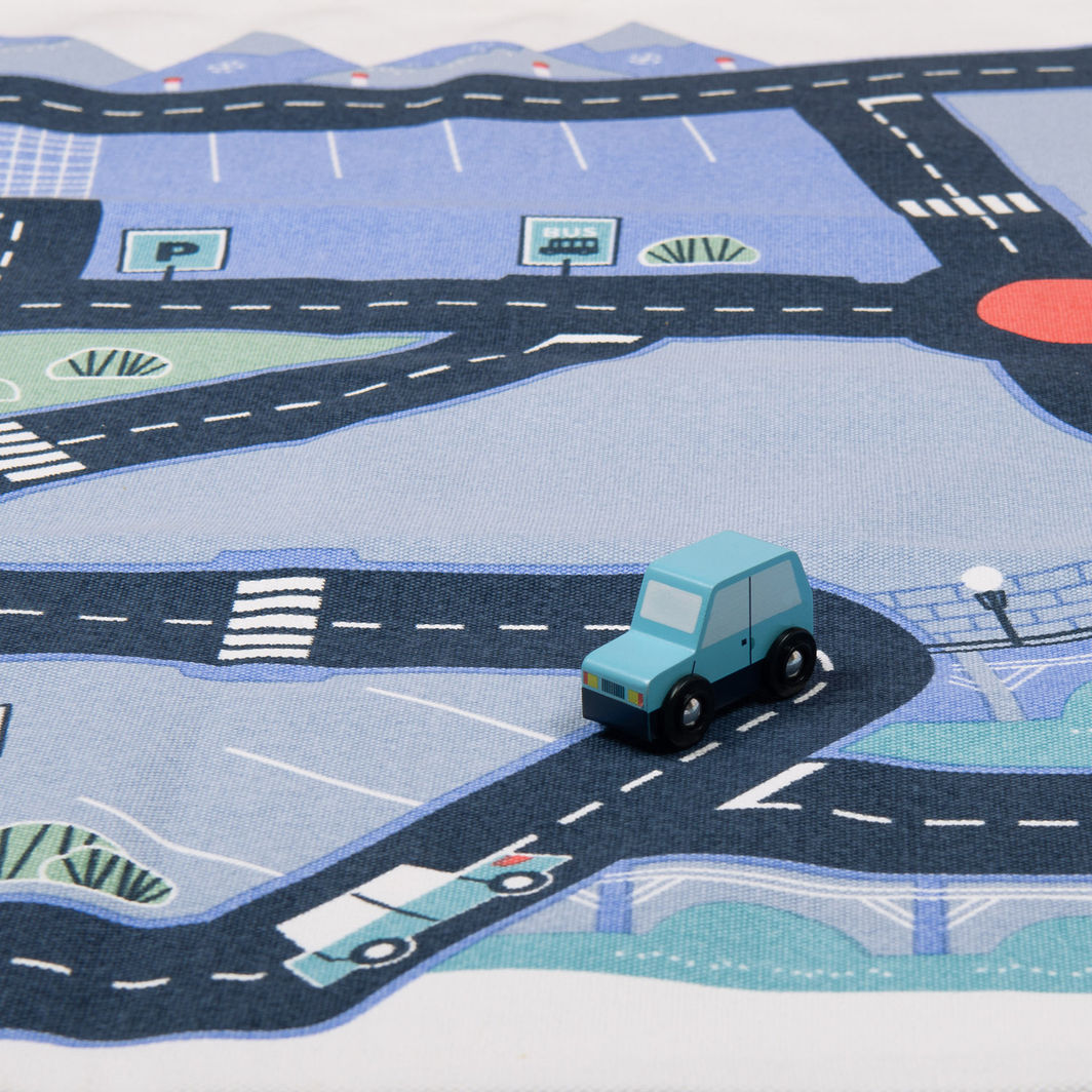Moulin Roty Play Mat with Car Track, Avenue du Moulin
