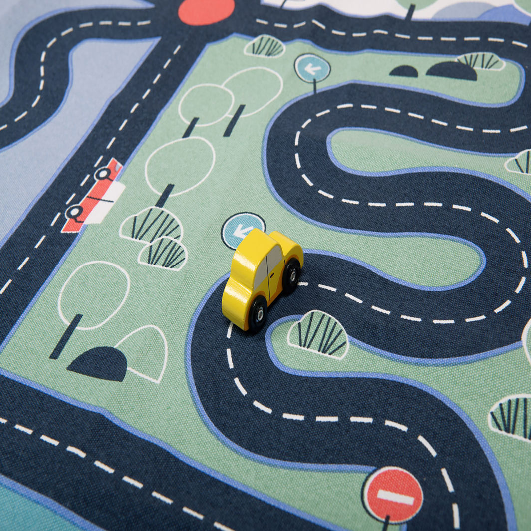 Moulin Roty Play Mat with Car Track, Avenue du Moulin