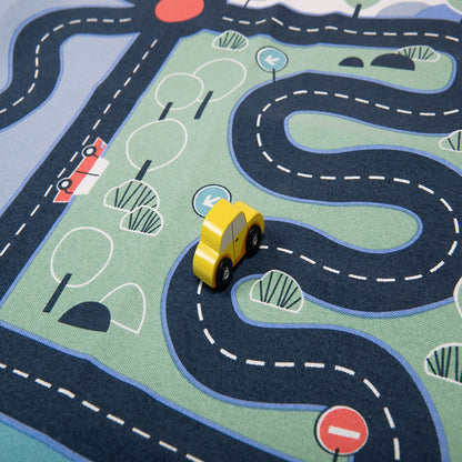 Moulin Roty Play Mat with Car Track, Avenue du Moulin