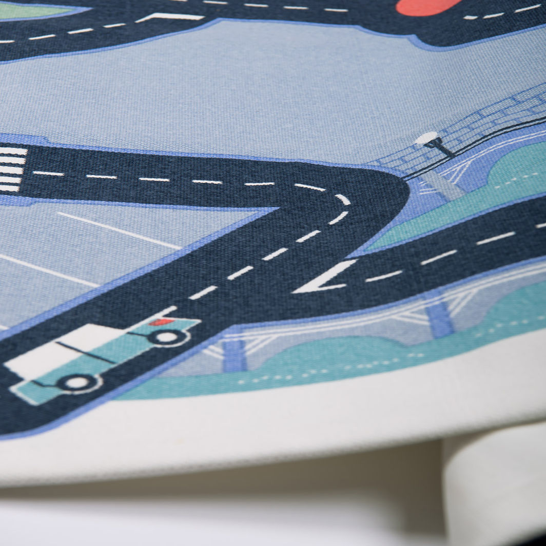Moulin Roty Play Mat with Car Track, Avenue du Moulin
