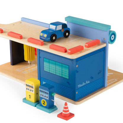 Moulin Roty Gas Station Playset, Avenue du Moulin