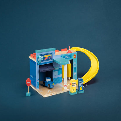 Moulin Roty Gas Station Playset, Avenue du Moulin