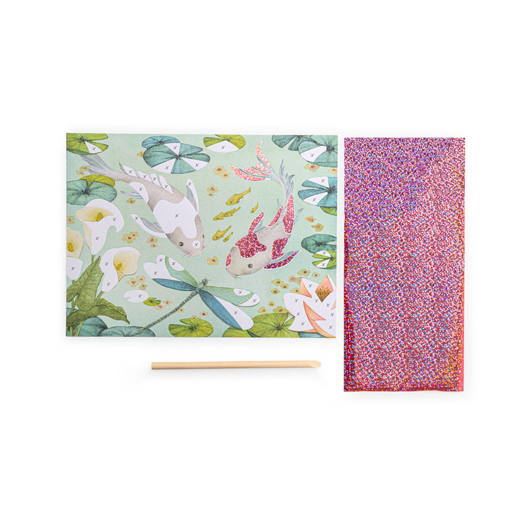 Moulin Roty Transfer Sheet, Fantasy Board Decorative Sheet - Les Rosalies