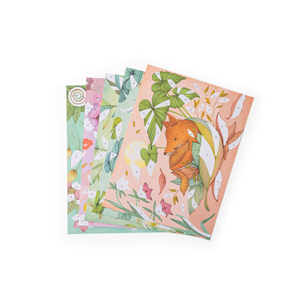 Moulin Roty Transfer Sheet, Fantasy Board Decorative Sheet - Les Rosalies