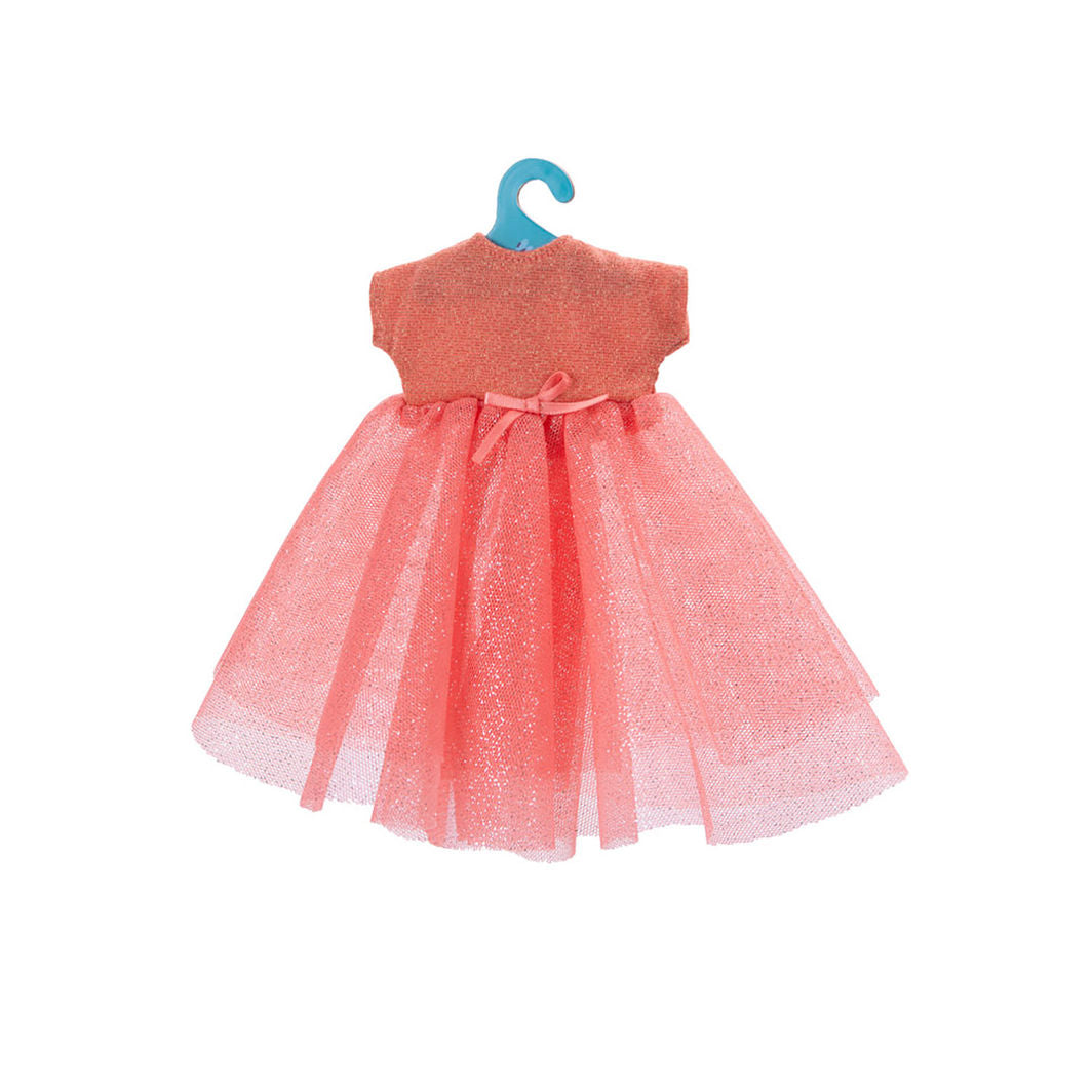 Moulin Roty Cloth Doll with Wardrobe Suitcase and Evening Dresses - Les Parisiennes