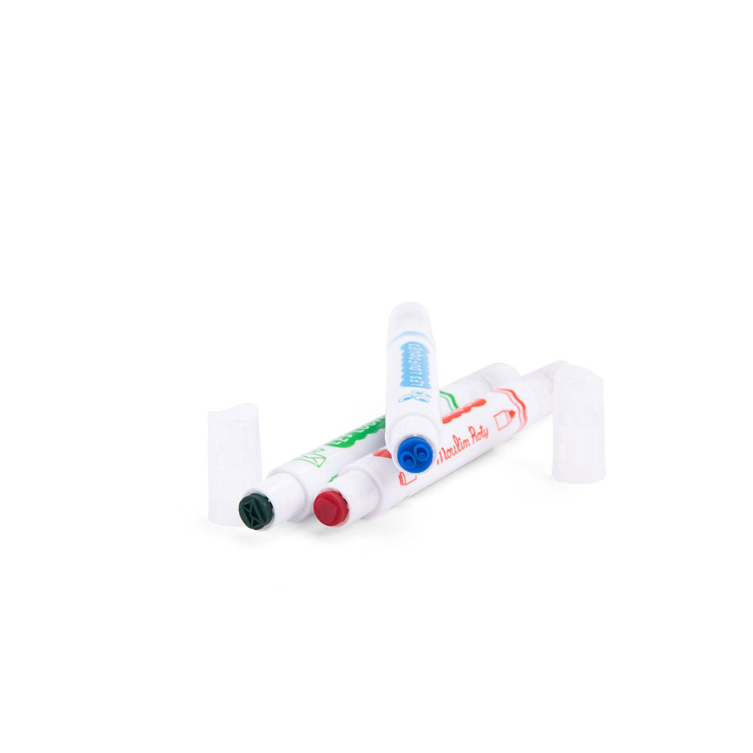 Moulin Roty Set of 8 Stamp Pens, Les Loufoques