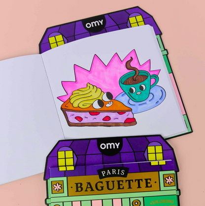 Omy Coloring Book, Coloring Boutique - French Baguette