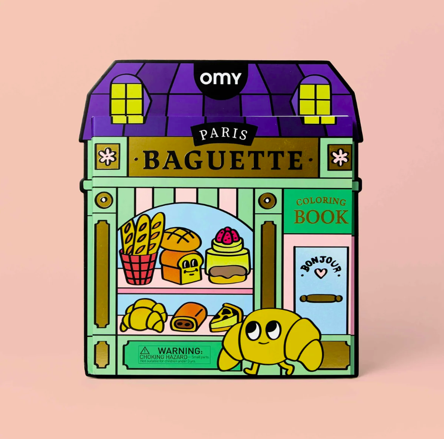 Omy Coloring Book, Coloring Boutique - French Baguette