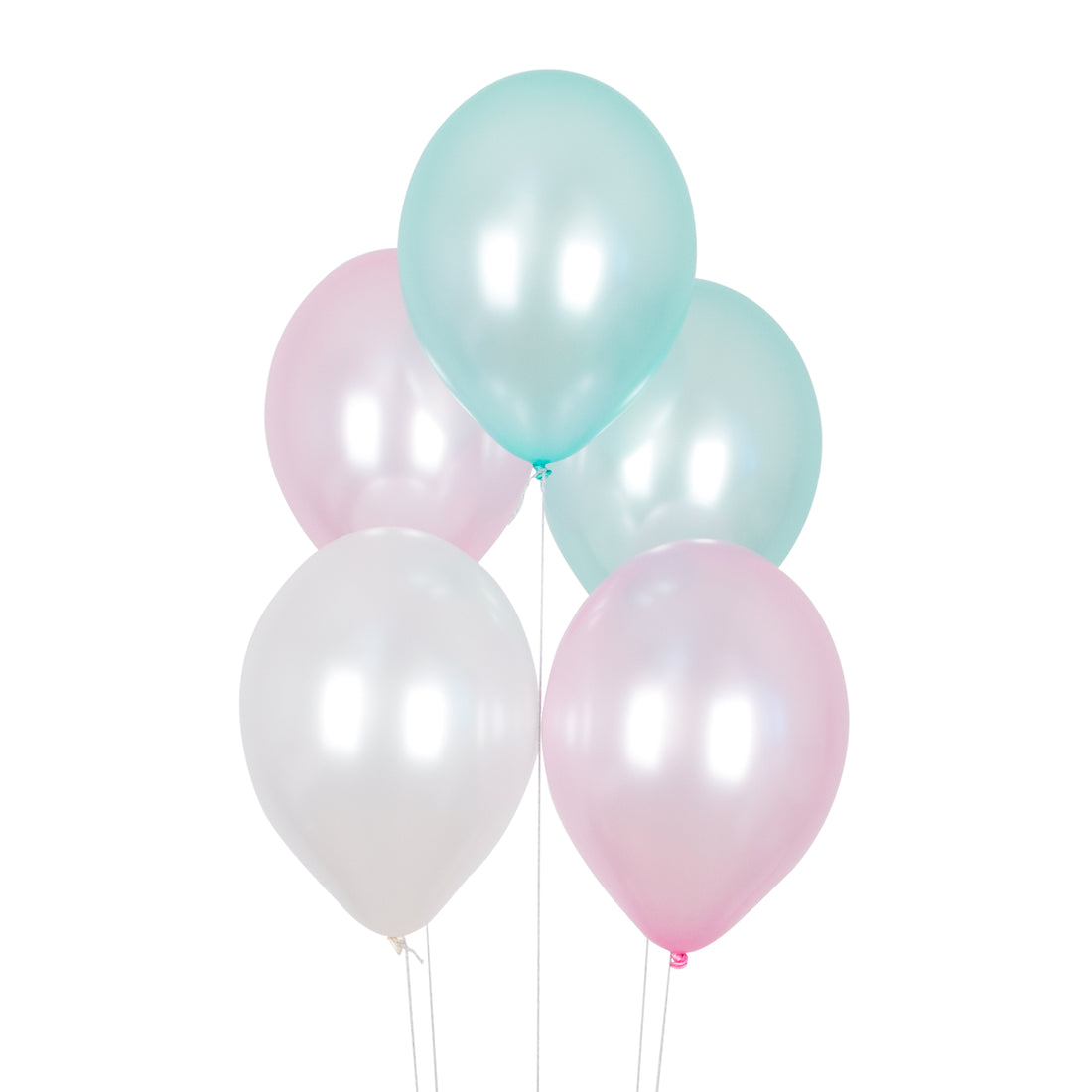 My Little Day Balloons, Metallic Pastel Mix Mermaid – Pack of 10