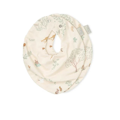 Cam Cam Bandana hagesmæk, jersey, 2-Pack - GOTS - Woodland