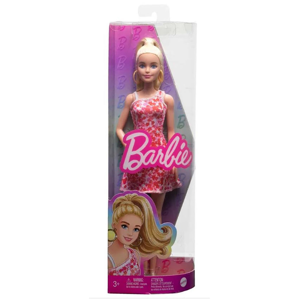 Barbie Fashionista Doll, Petite Floral Dress