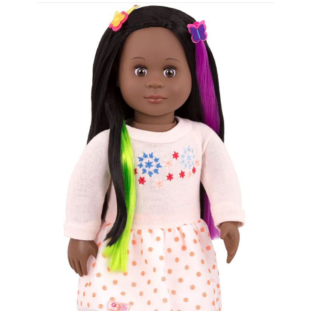Our Generation Doll Accessories, Hair Clips with Hair Extensions