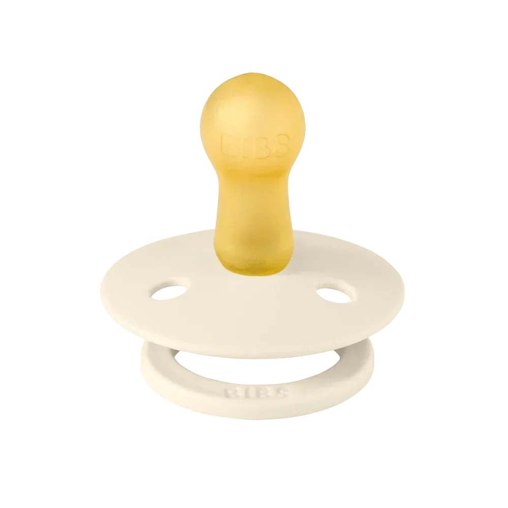 BIBS x Moomin Natural Rubber Pacifiers, 2-Pack, Size 2 – Snorkfrøken Ivory/Vanilla