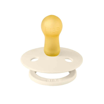 BIBS x Moomin Natural Rubber Pacifiers, 2-Pack, Size 2 – Snorkfrøken Ivory/Vanilla