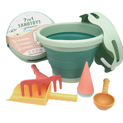 Compactoys BIO Sand Play Set, 7-in-1 - Green