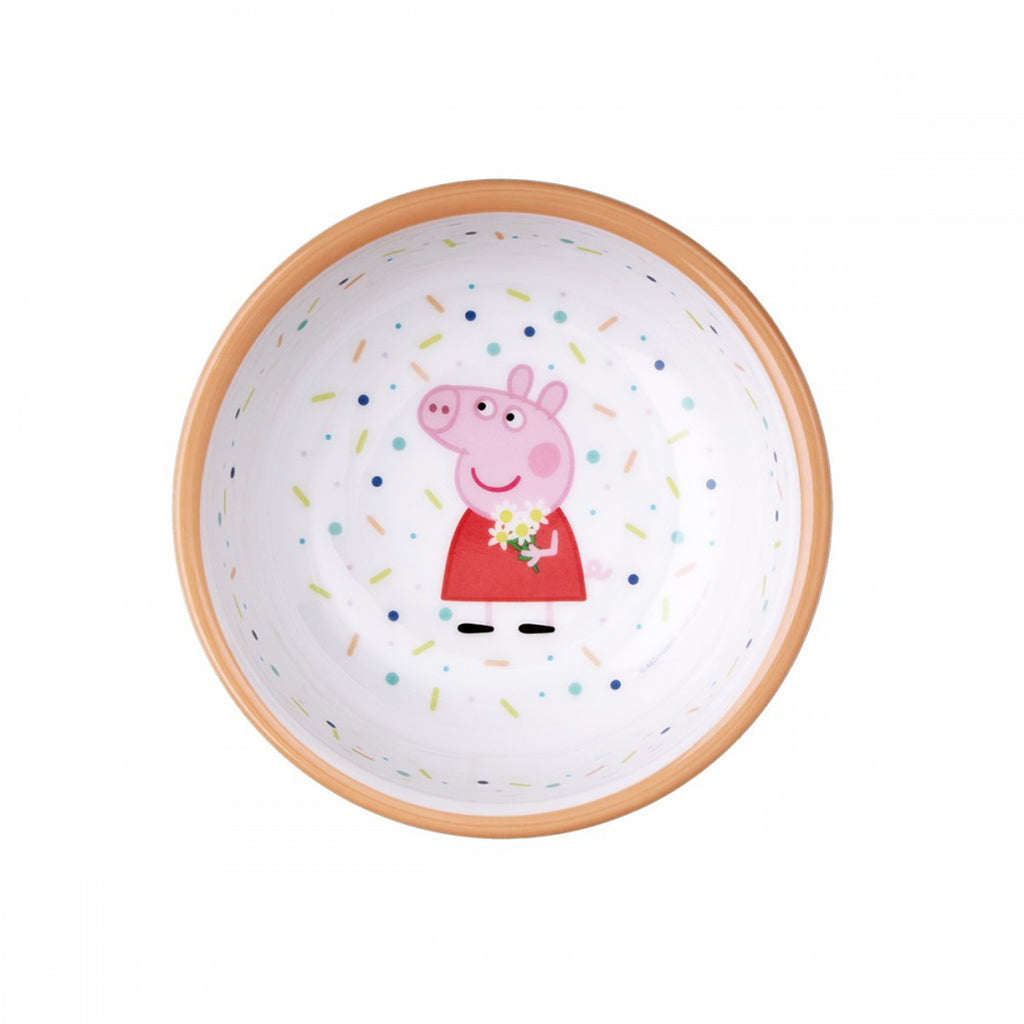 Petit Jour Paris Bowl. Peppa Pig - Orange Rim
