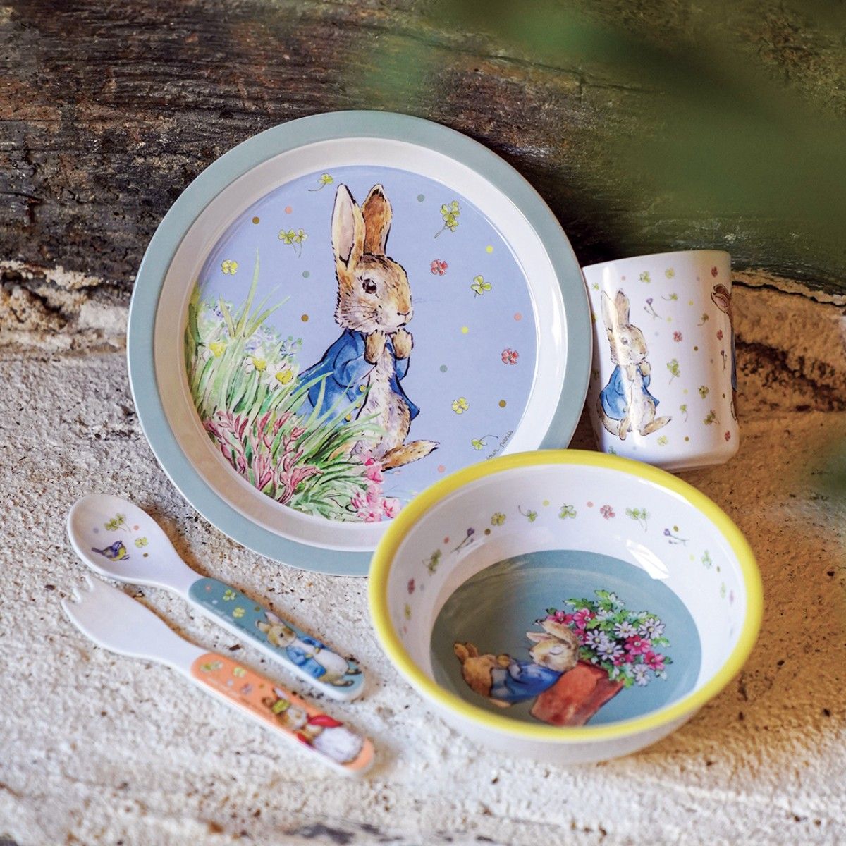 Petit Jour Paris, Peter Rabbit Bowl - Yellow