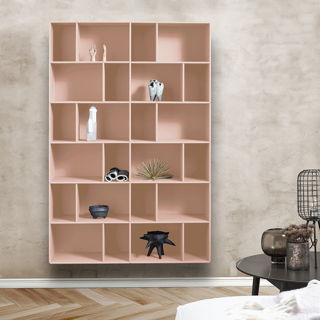 By Aulum Brooklyn Wall Shelf, 117x177 cm - Blush