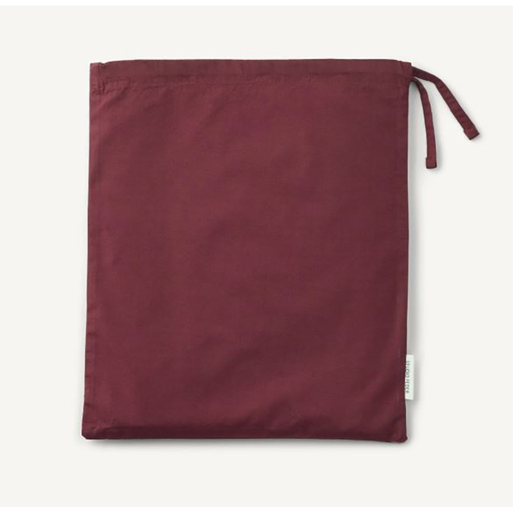 Studio Feder Junior Bedding Set, Organic Percale – Burgundy