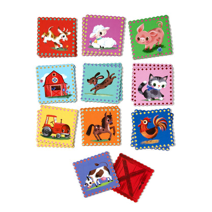eeBoo Memory Game, The Farm