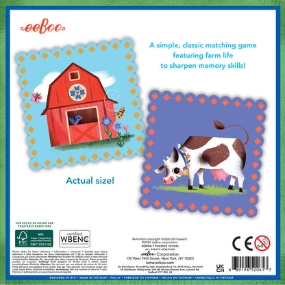 eeBoo Memory Game, The Farm