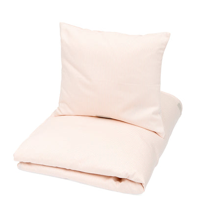 Cam Cam Bedding Set, Single, 140x200 cm - GOTS - Classic Stripes Rose