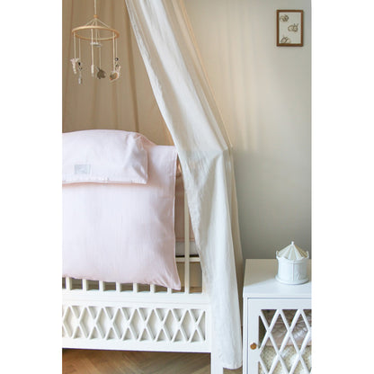 Cam Cam Bedding Set, Single, 140x200 cm - GOTS - Classic Stripes Rose