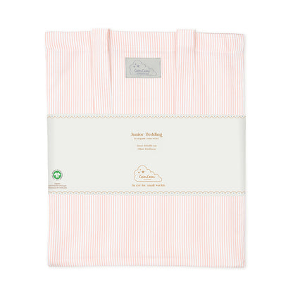 Cam Cam Bedding Set, Junior, 100x140cm - GOTS - Classic Stripes Rose