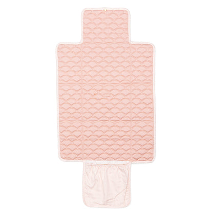 Cam Cam Changing Mat, Quilted - OCS - Classic Stripes Rose