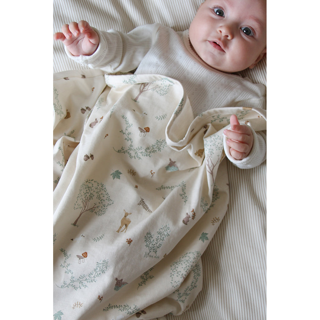 Cam Cam Jersey Swaddle - GOTS - Woodland