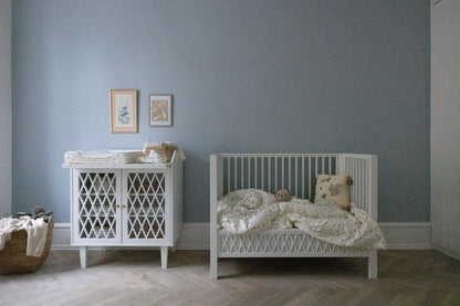 Cam Cam broderet pude, Økologisk, OCS - Blueberries