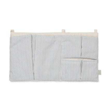 Cam Cam bed pocket, sengelommer i stof, OCS - Classic stripes blue