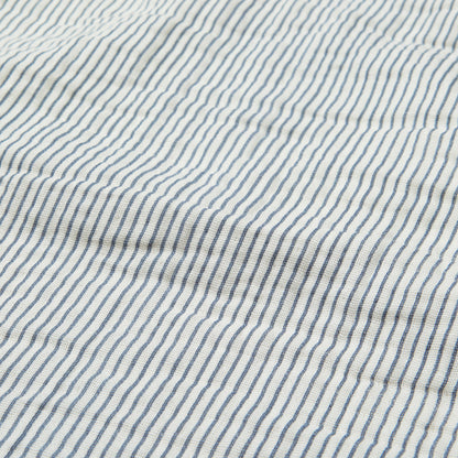 Cam Cam Muslin Baby Blanket, Organic, GOTS - Stripe Blue