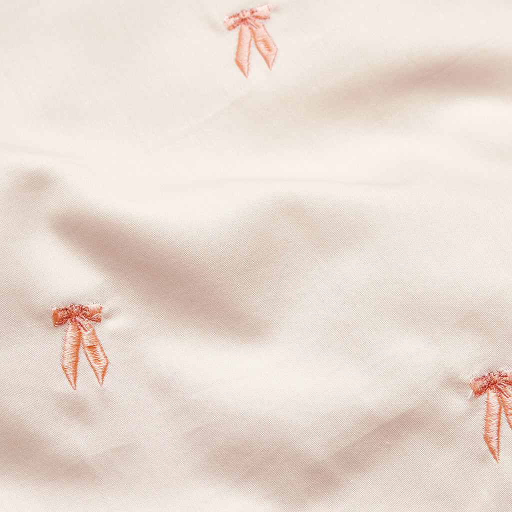Cam Cam Baby Bedding, Organic, Embroidered - Bows