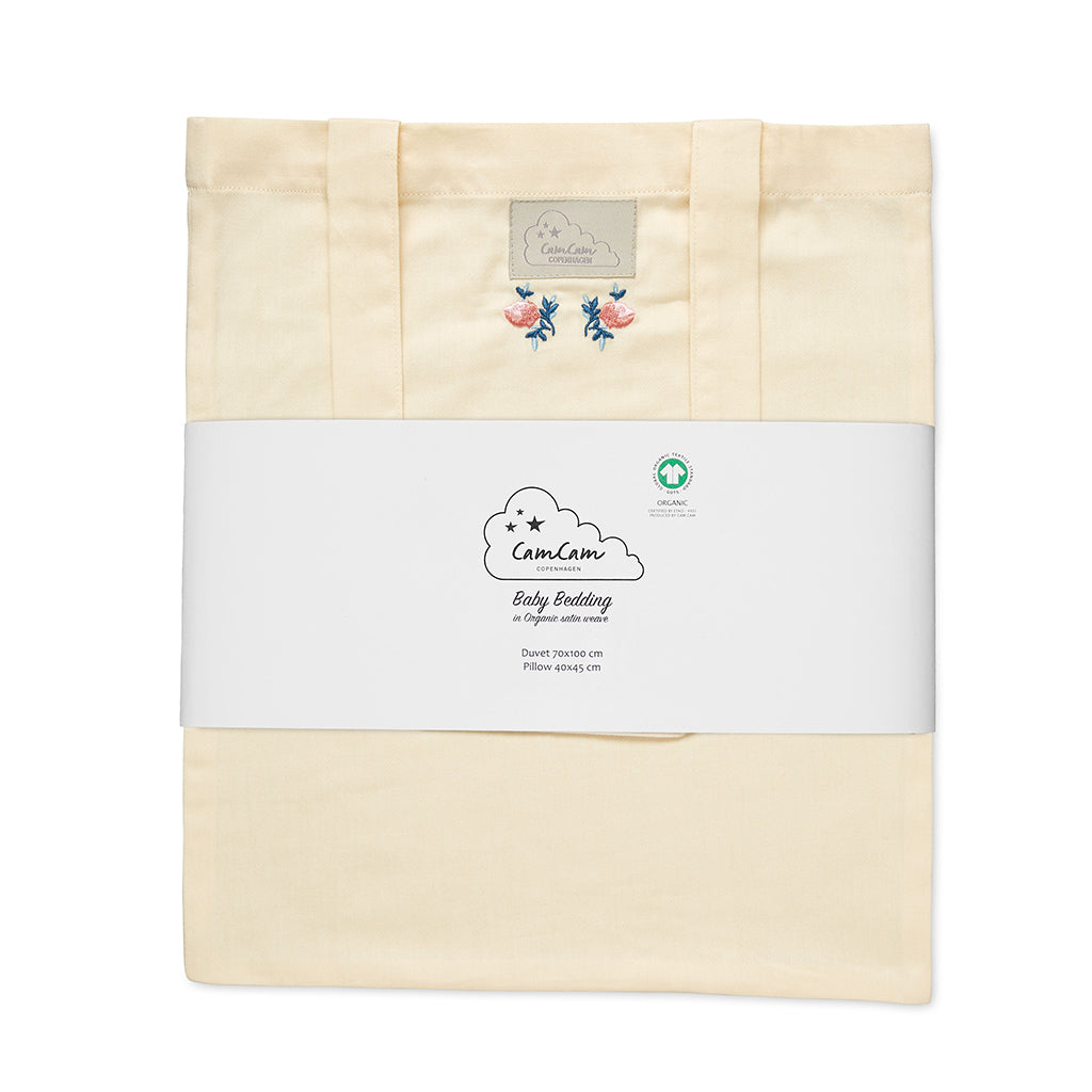 Cam Cam baby bedding, organic, GOTS, embroidered – Berries