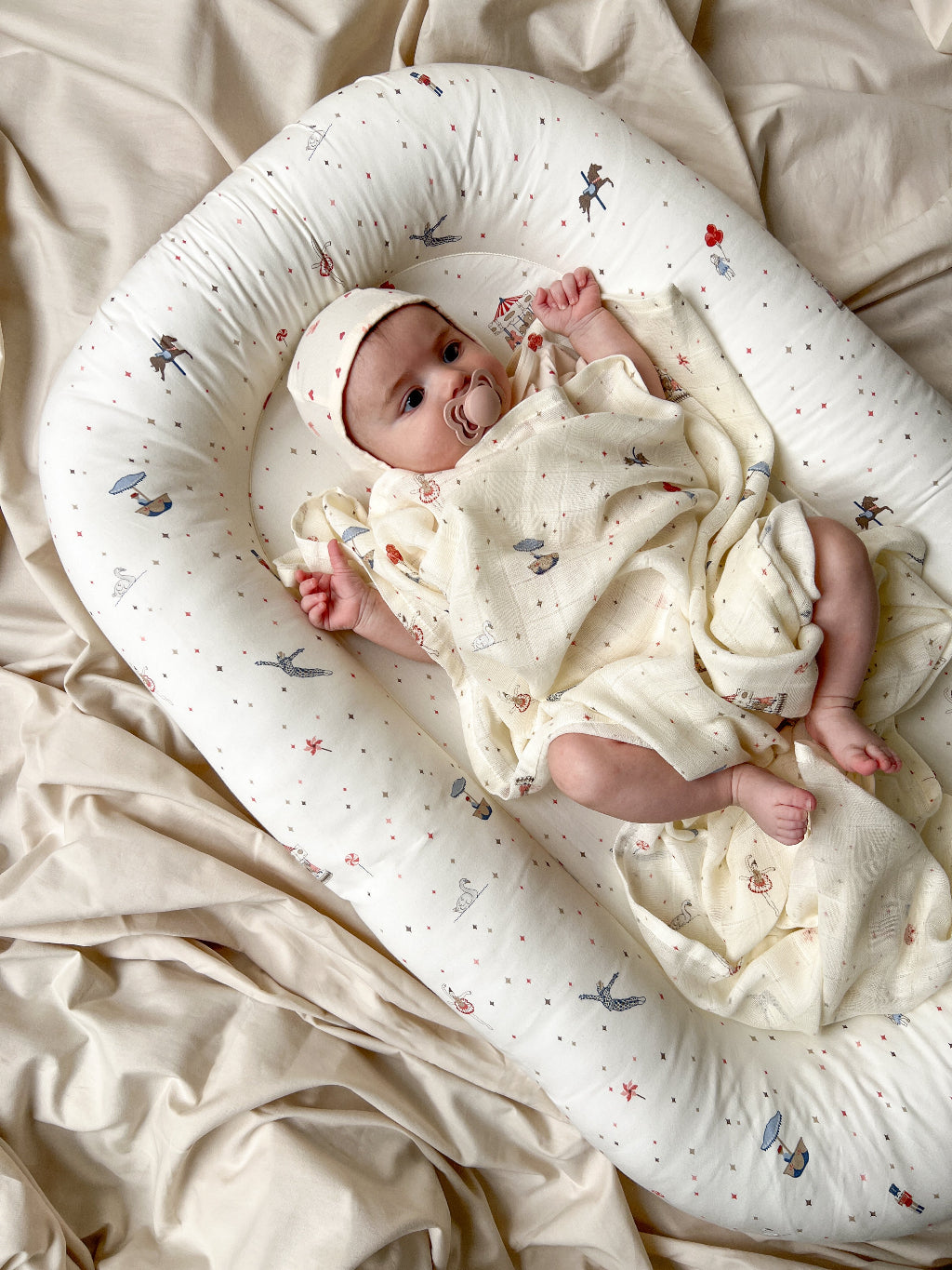 Cam Cam stofbleer, 2-pak økologiske, GOTS - Carousel