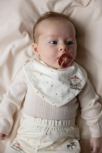 Cam Cam bandana hagesmæk, jersey, 2-Pak - GOTS - Carousel