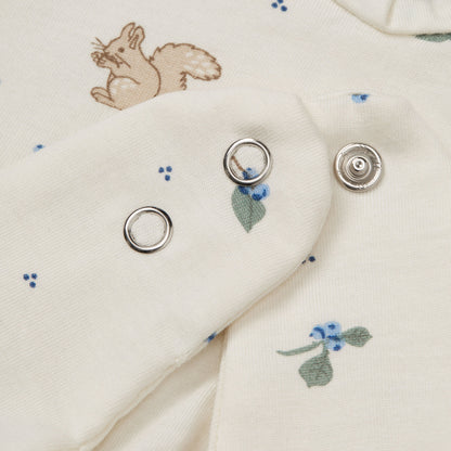 Cam Cam bandana hagesmæk, jersey, 2-Pack - GOTS - Blueberries