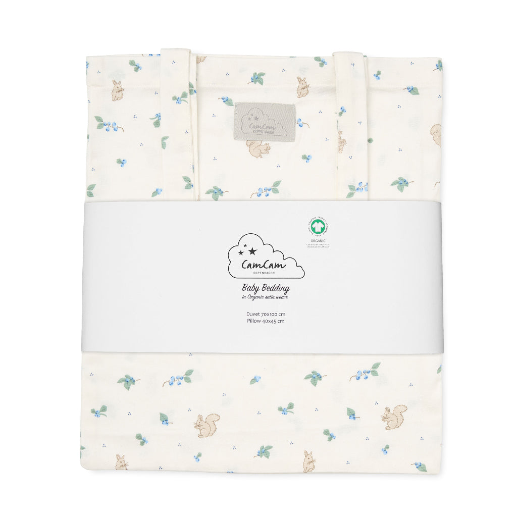 Cam Cam babysengetøj, Økologisk - Blueberries