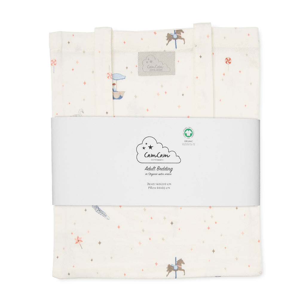 Cam Cam Junior Bedding, Organic, GOTS Certified - Carousel